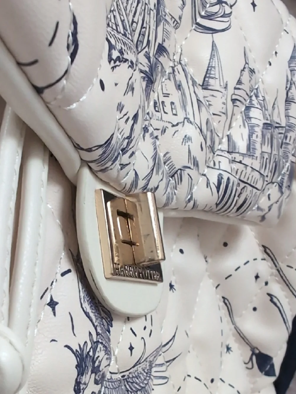Harry Potter Quilted Icons Map Mini Backpack - Picture 12 of 14
